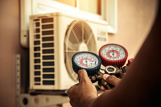 Professional Hvac technician working in Massey, MD